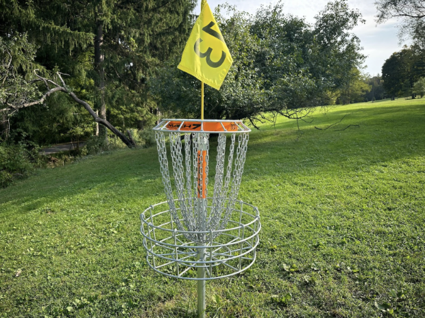  Basket for hole 13 at Ellison Park (Photo taken by Nick Kehoe)